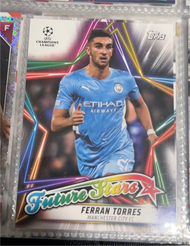 2022 Topps Champions League #FS-12 Ferran Torres — front