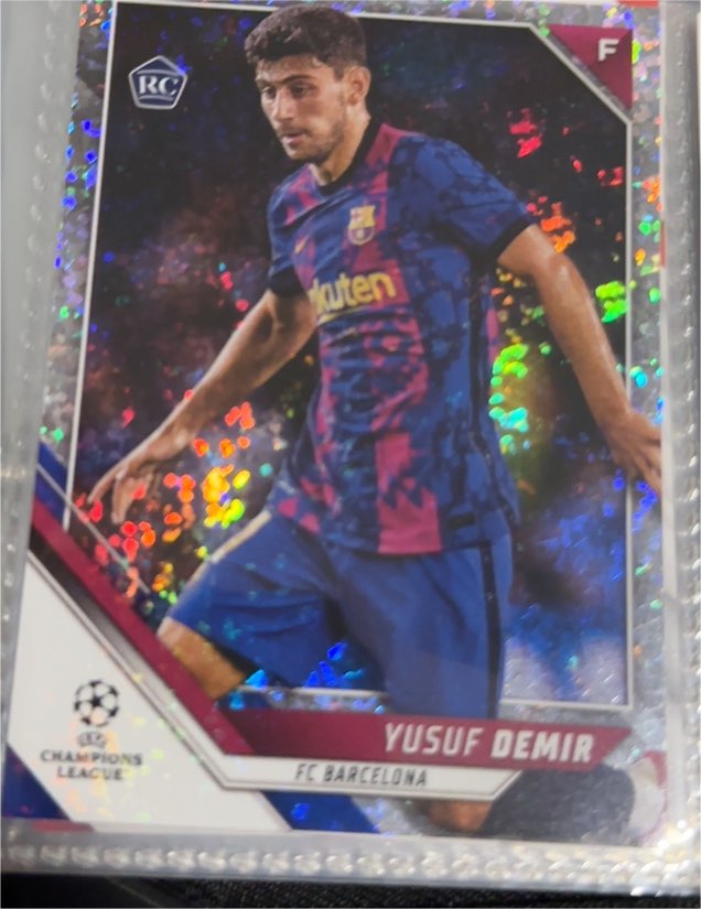 2021-22 Topps Chrome UEFA Champions League #62 Yusuf Demir — front