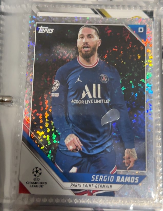 2021-22 Topps UEFA Champions League #36 Sergio Ramos — front