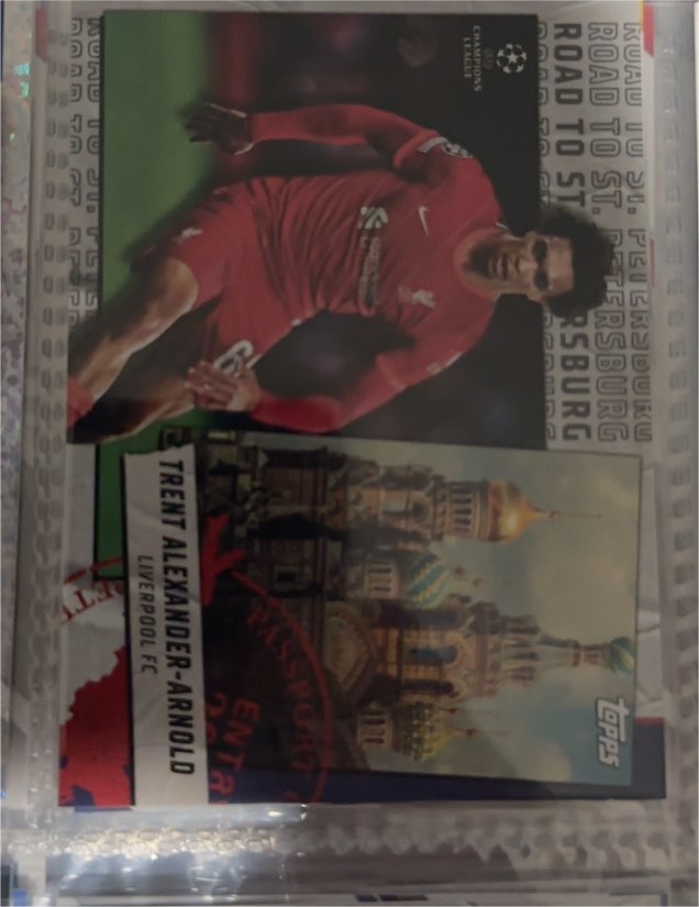 2021-22 Topps UEFA Road To St. Petersburg #5 Trent Alexander-Arnold — front