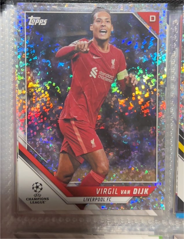 2021-22 Topps UEFA Champions League #97 Virgil van Dijk — front