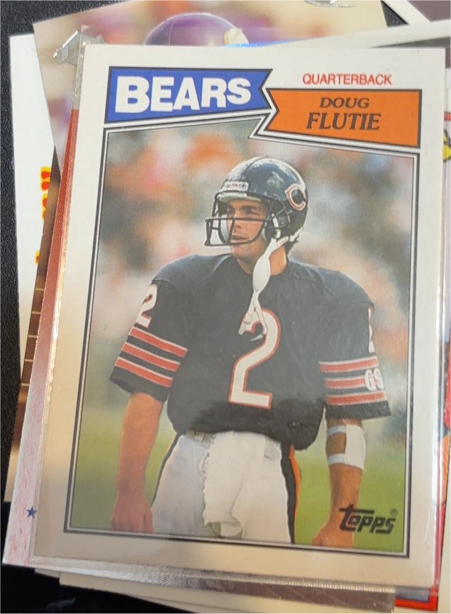 1987 Topps #45 Doug Flutie Rookie Card — front