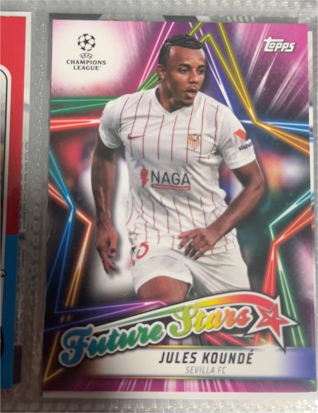 2021-22 Topps UEFA Champions League Future Stars #FS-11 Jules Kounde — front