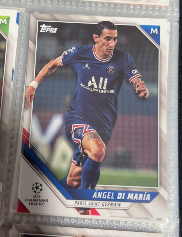 2021-22 Topps UEFA Champions League #175 Ángel Di María — front