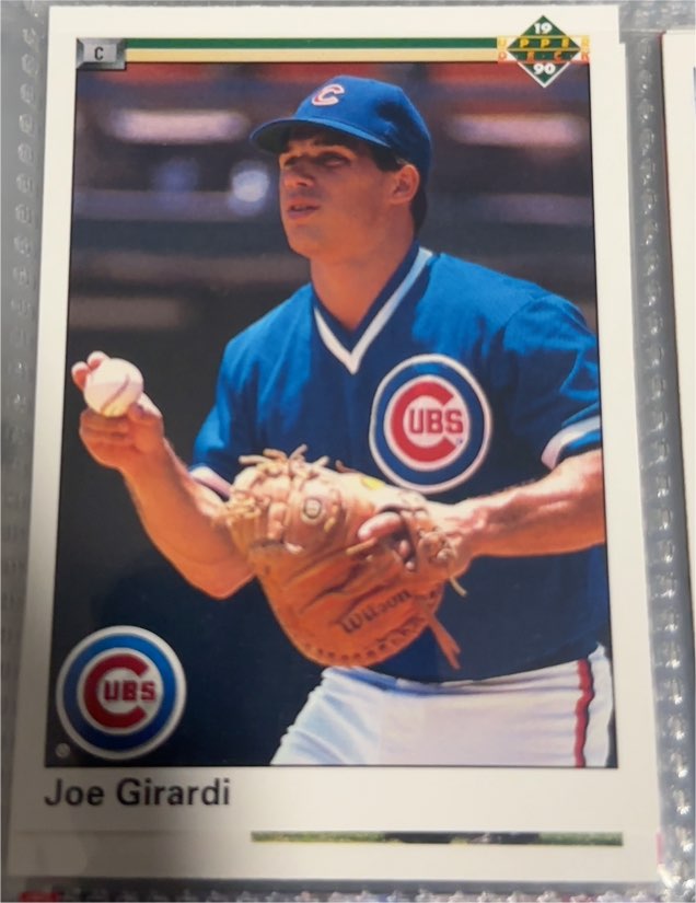 1990 Upper Deck #304 Joe Girardi — front