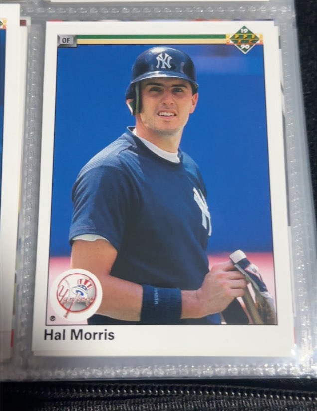 1990 Upper Deck #31 Hal Morris — front