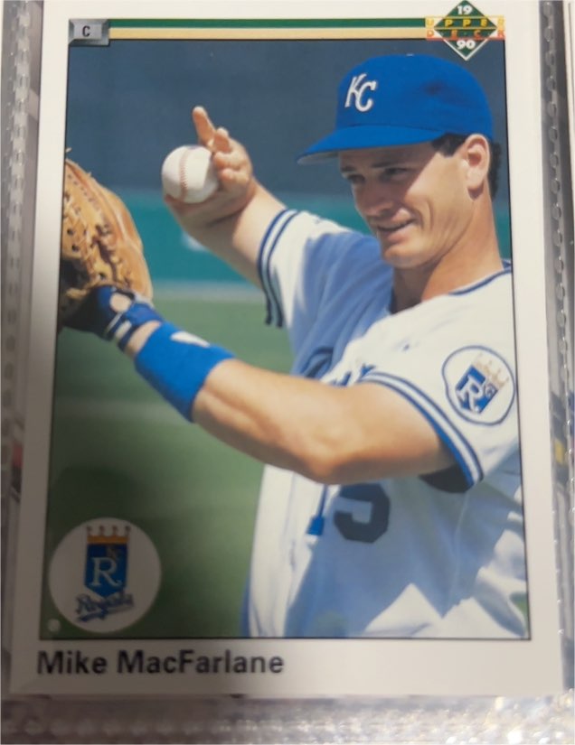 1990 Upper Deck #307 Mike MacFarlane — front