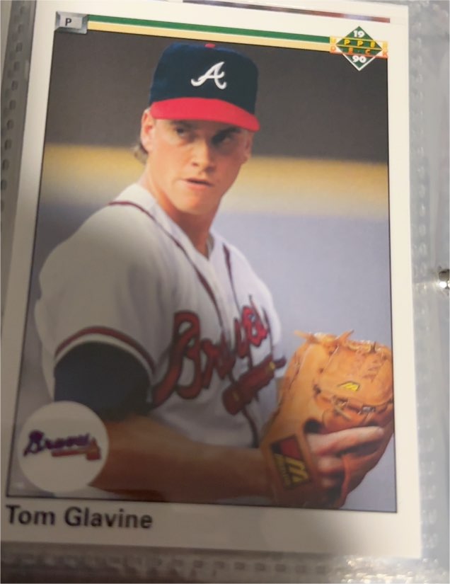 1990 Upper Deck #571 Tom Glavine — front