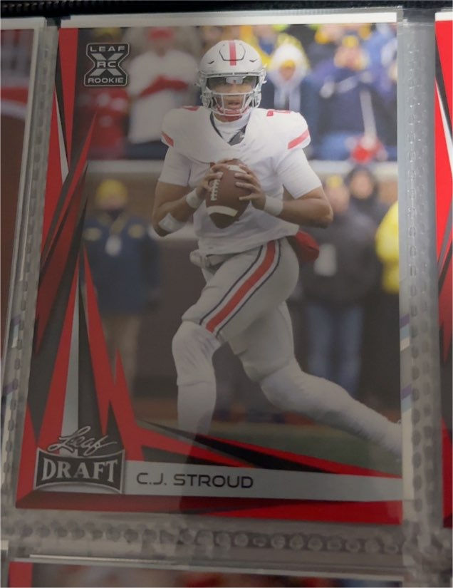 2023 Leaf Draft #B2-8 C.J. Stroud — front