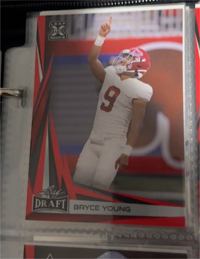 2023 Leaf Draft #B2-7 Bryce Young — front