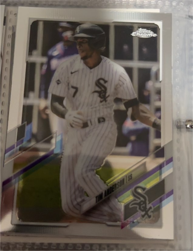 2021 Topps Chrome #36 Tim Anderson — front