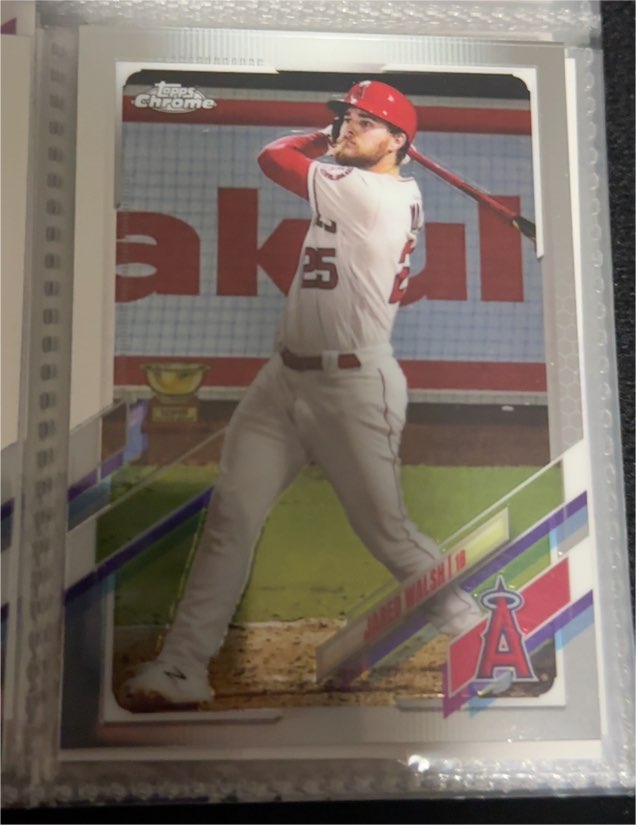 2021 Topps Chrome #199 Jared Walsh — front