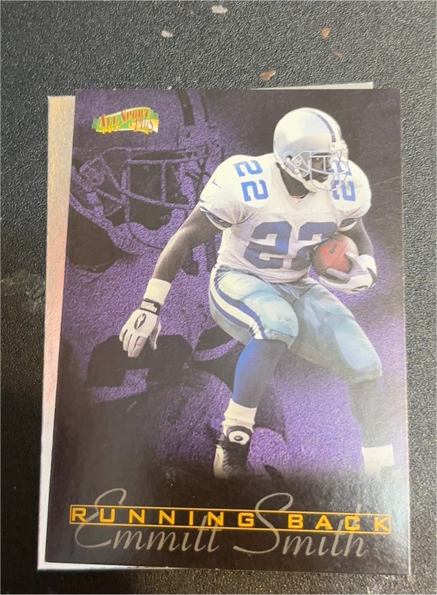 1996 Score Board All Sport Plus #195 Emmitt Smith — front