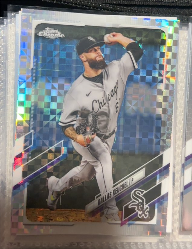 2021 Topps Chrome #91 Dallas Keuchel — front