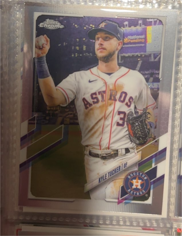2021 Topps Chrome #208 Kyle Tucker — front