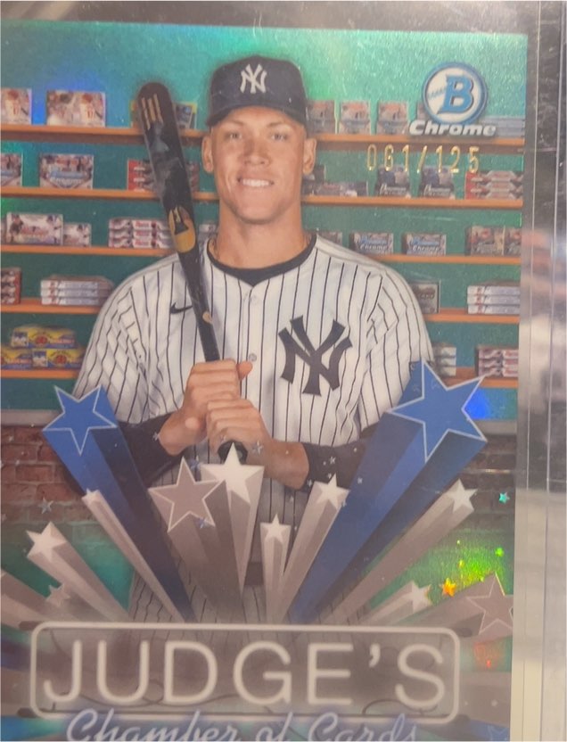 2025 Bowman Chrome #HS-11 Aaron Judge — front