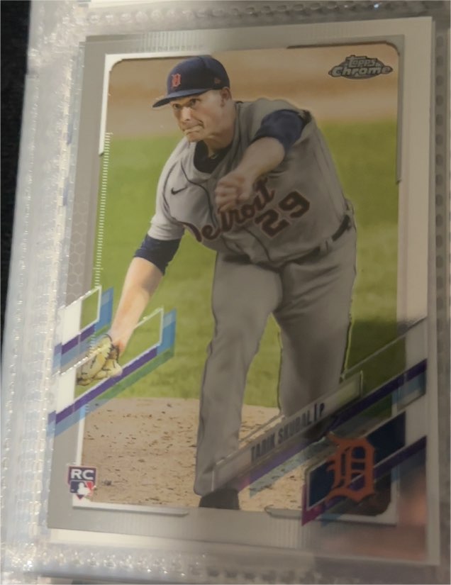 2021 Topps Chrome #103 Tarik Skubal — front