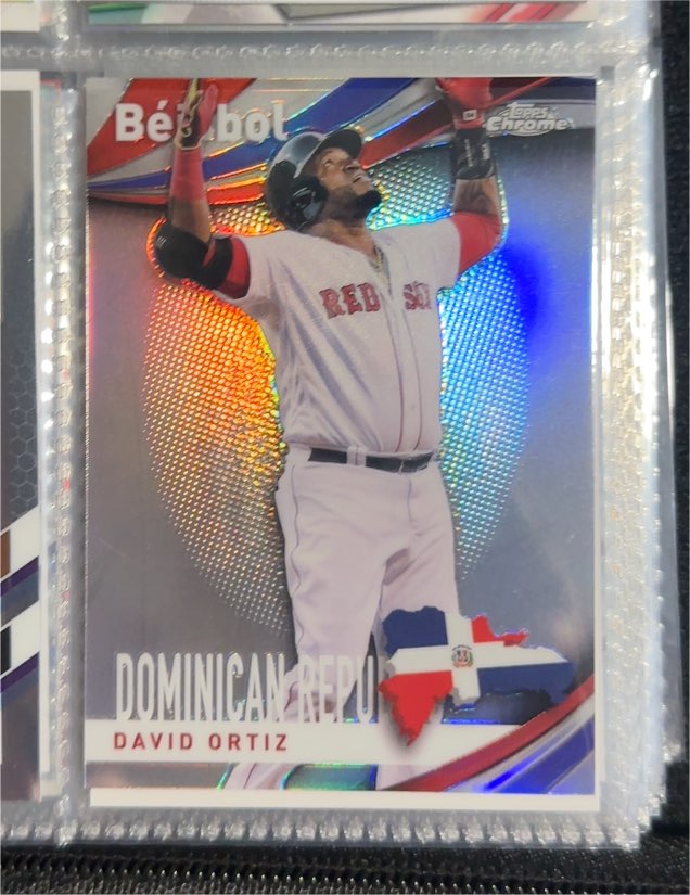 2021 Topps Chrome Beisbol Insert #B-2 David Ortiz — front