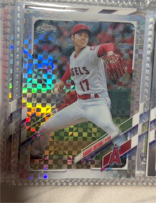 2021 Topps Chrome #159 Shohei Ohtani — front