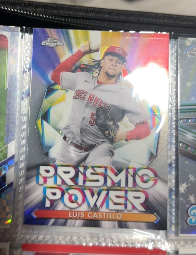 2021 Topps Chrome #PP-14 Luis Castillo Prismic Power — front