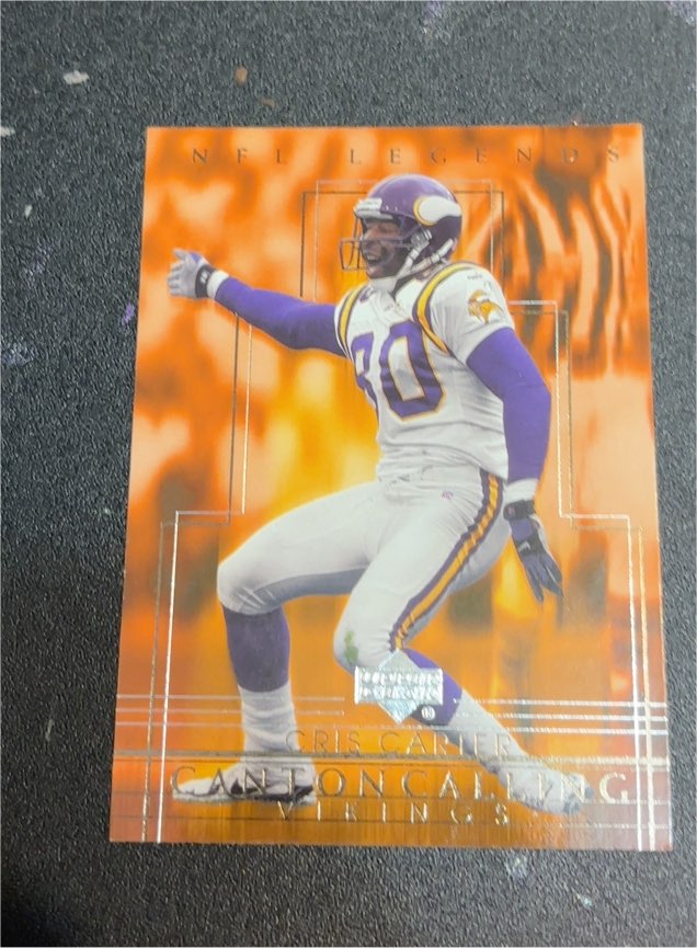2000 Upper Deck Legends Canton Calling #CC5 Cris Carter — front