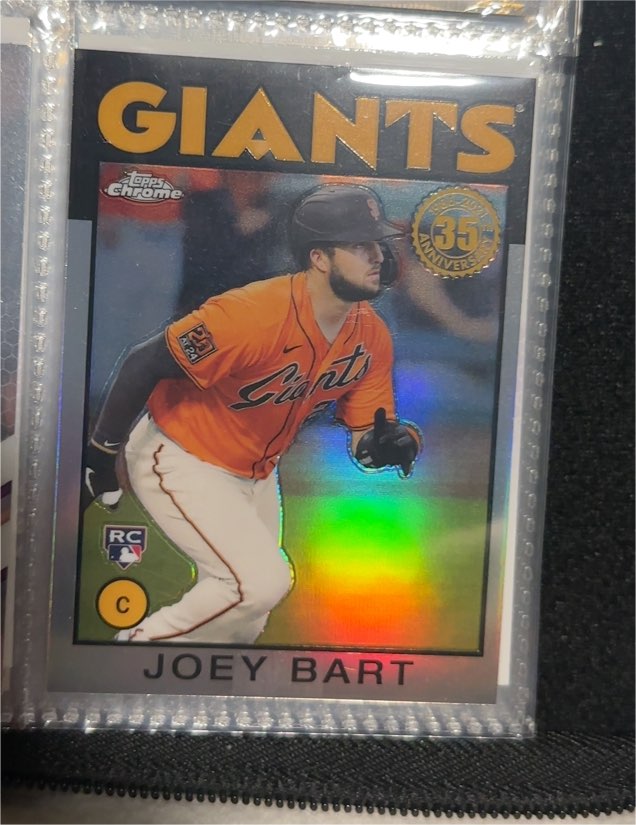 2021 Topps Chrome 1986 Retro Insert #86BC-15 Joey Bart — front