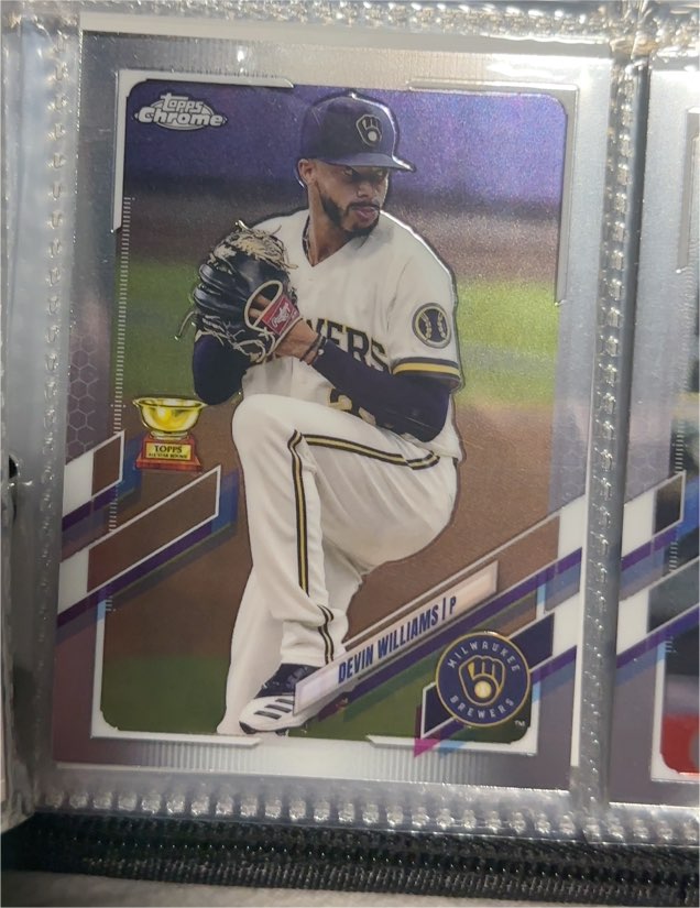 2021 Topps Chrome #98 Devin Williams — front
