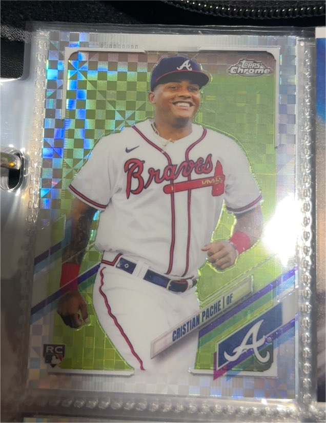 2021 Topps Chrome #178 Cristian Pache — front