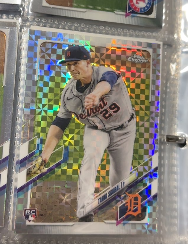 2021 Topps Chrome #103 Tarik Skubal — front