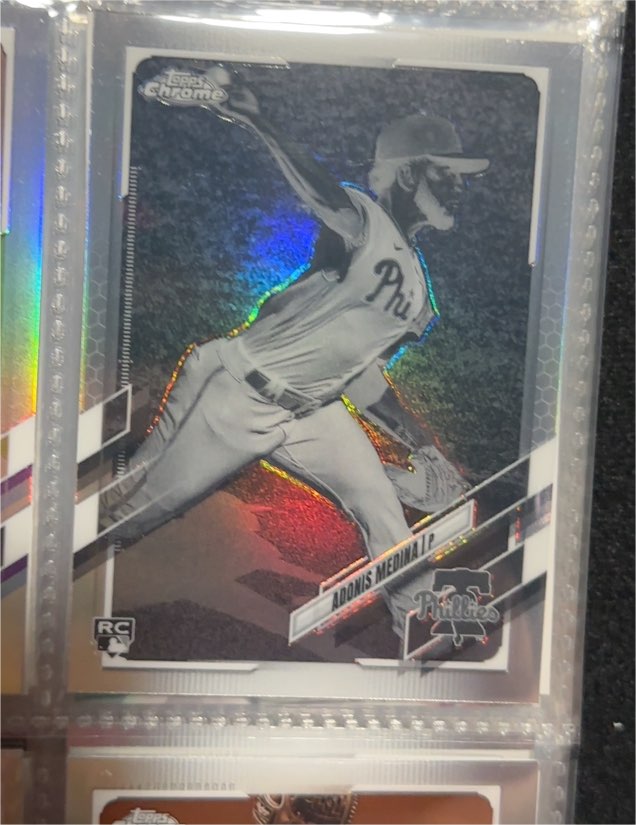 2021 Topps Chrome #120 Adonis Medina — front