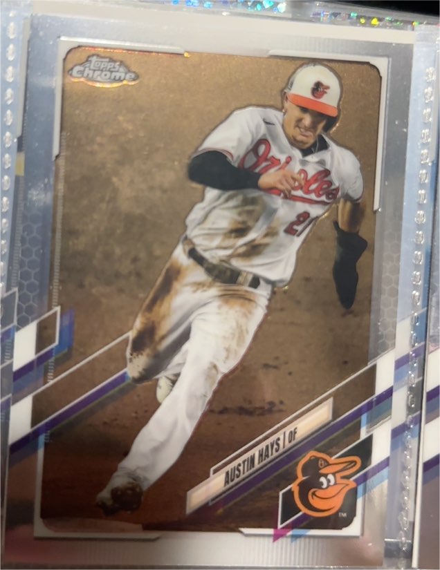 2021 Topps Chrome #143 Austin Hays — front