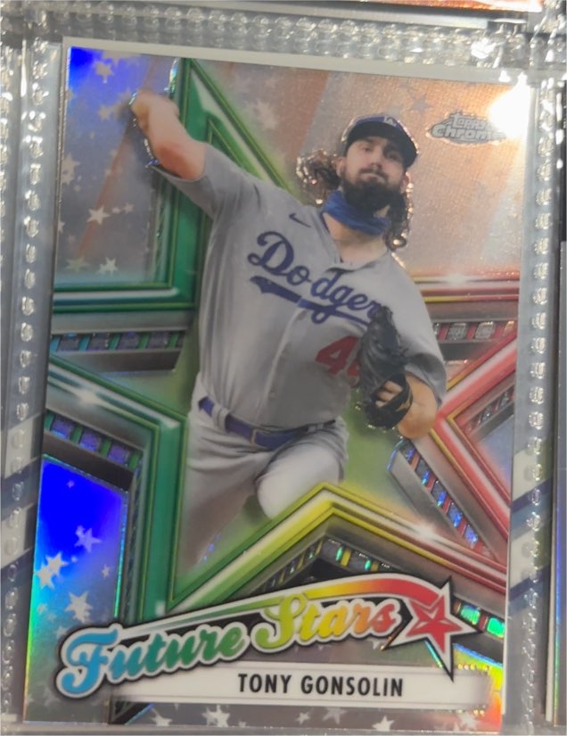 2021 Topps Chrome Future Stars #FS-16 Tony Gonsolin — front