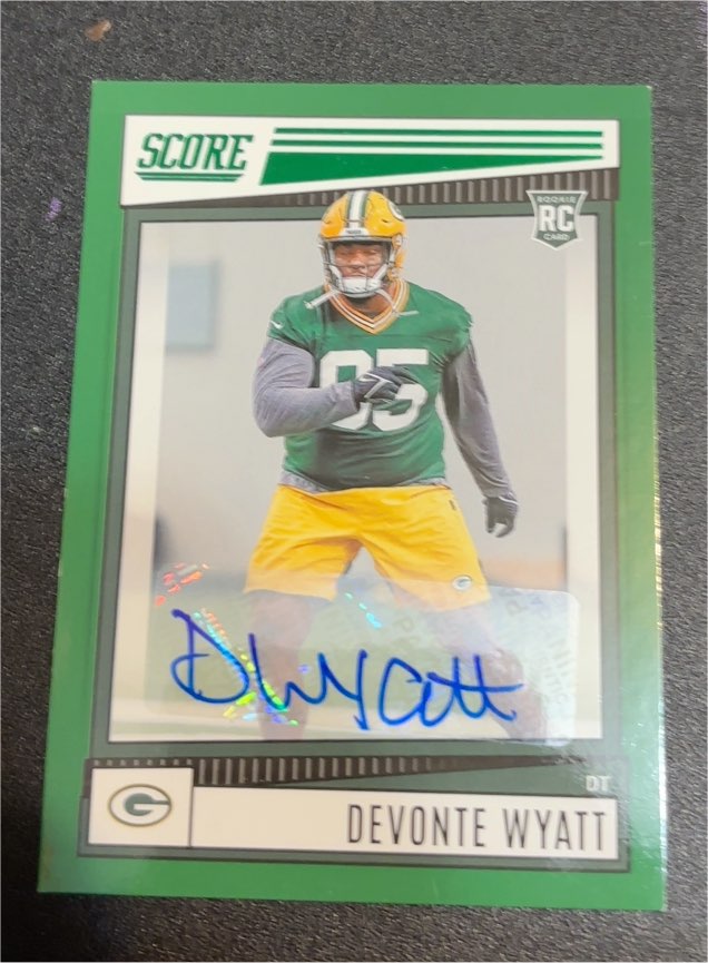 2022 Panini Score #361 Devonte Wyatt — front