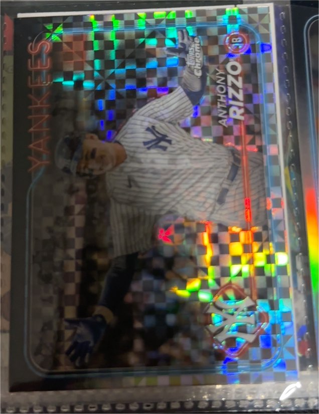 2024 Topps Chrome X-Fractor #127 Anthony Rizzo — front