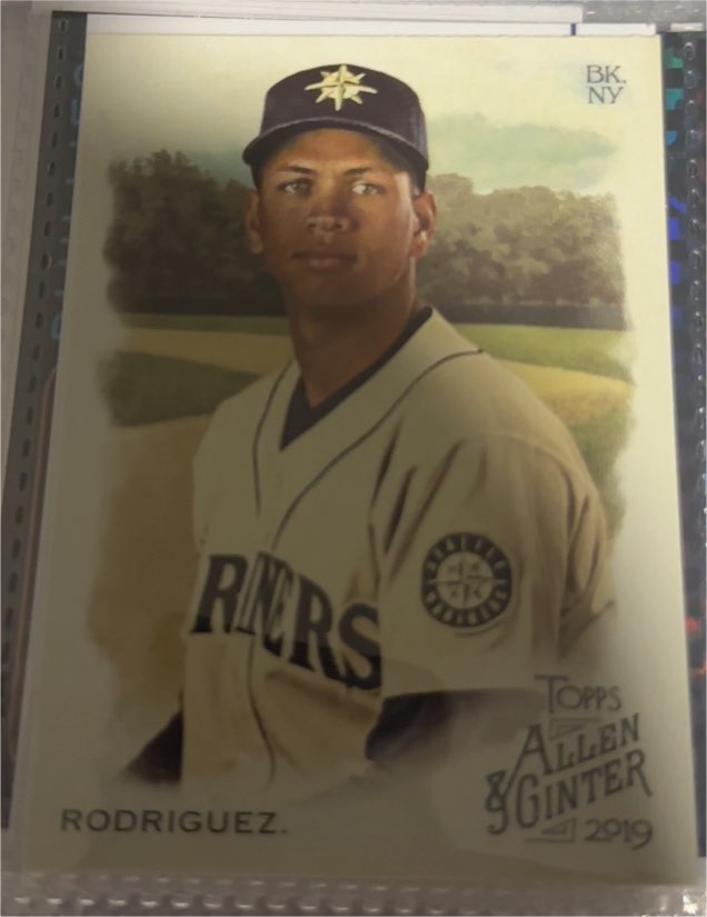 2019 Topps Allen & Ginter #393 Alex Rodriguez Seattle Mariners — front