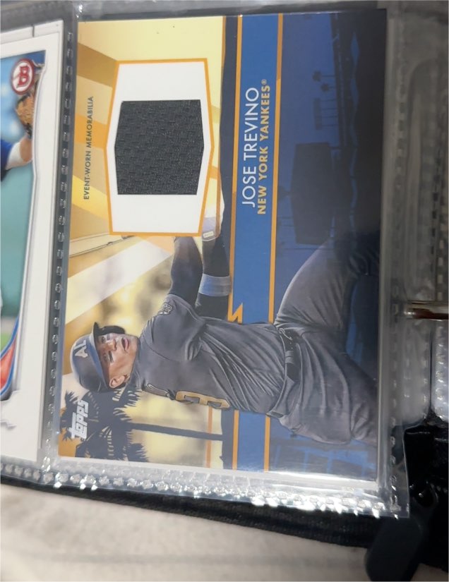 2022 Topps Update All-Star Stitches Relic #ASSC-JT Jose Trevino — front