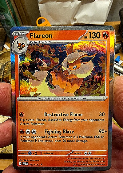 2023 Pokémon Scarlet & Violet 151 #136 Flareon — front