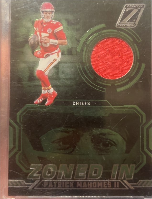 2024 Panini Zenith Zoned In #ZI-PMS Patrick Mahomes II — front