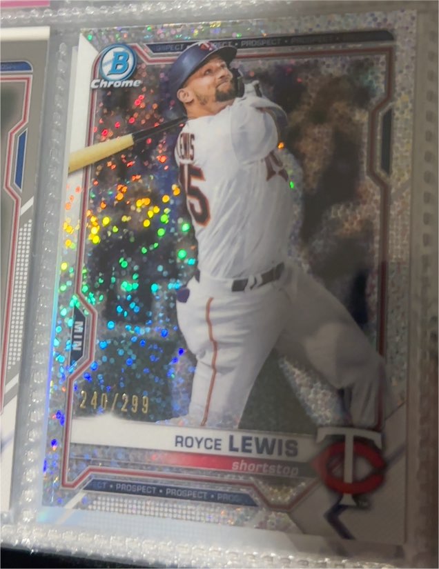 2021 Bowman Chrome Sapphire Prospects #BCP-63 Royce Lewis — front