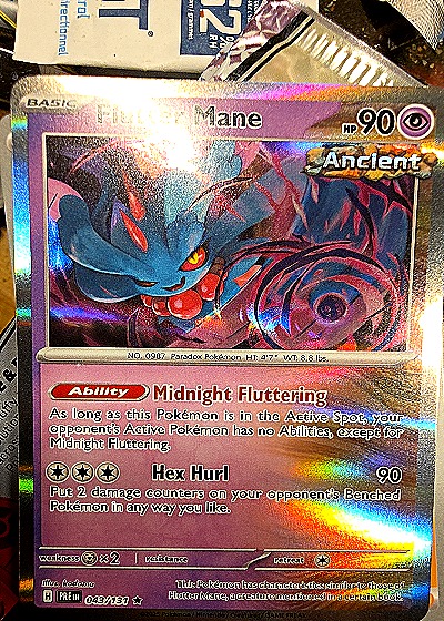 2025 Pokémon Scarlet & Violet Prismatic Evolutions #043 Flutter Mane — front