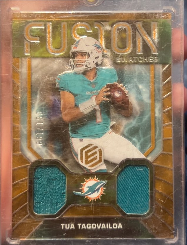 2022 Panini Elements #FS-6 Tua Tagovailoa Fusion Swatches — front