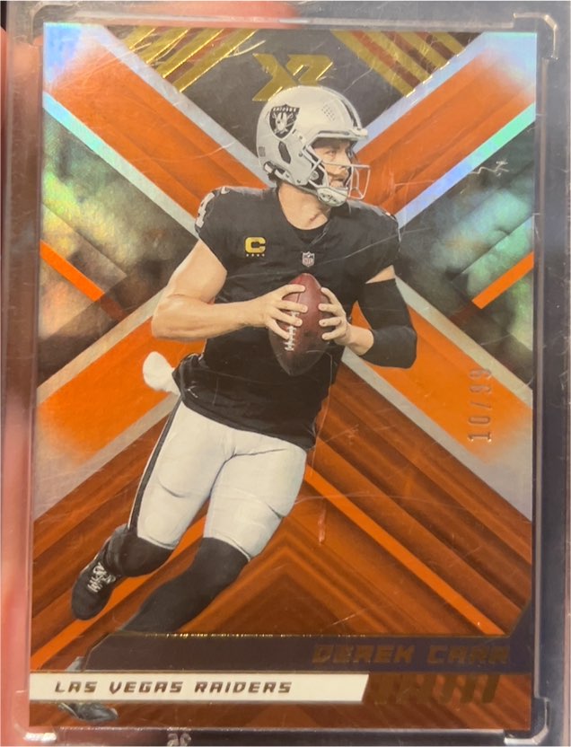 2022 Panini XR #46 Derek Carr — front