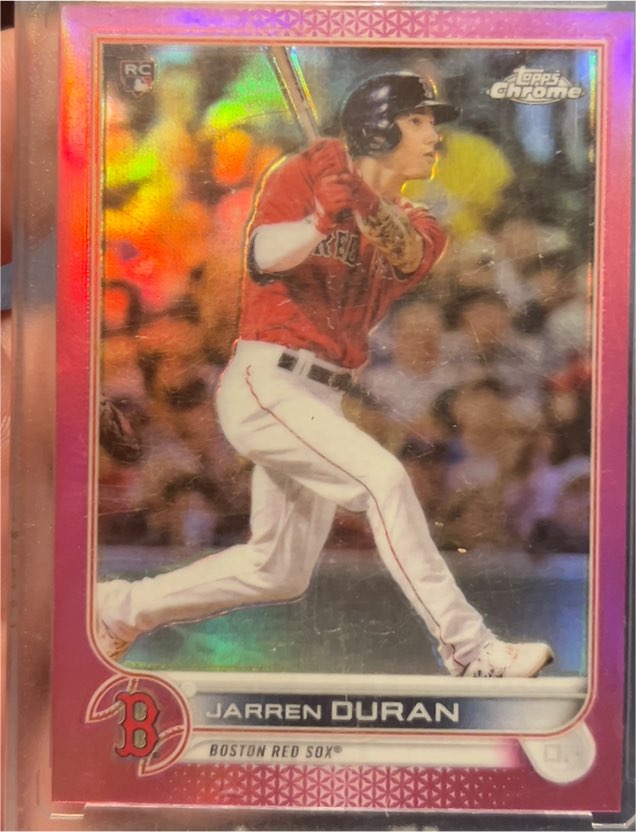 2022 Topps Chrome #113 Jarren Duran — front