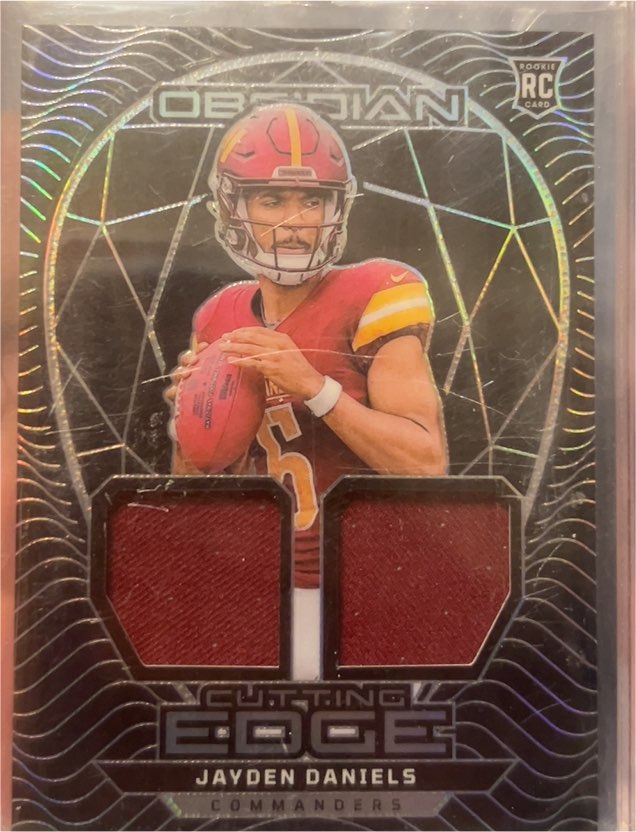 2024 Panini Obsidian Cutting Edge #Cutting Edge Jayden Daniels — front