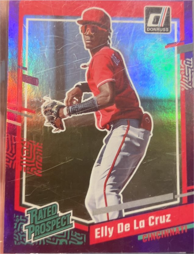 2023 Donruss Rated Prospect #57 Elly De La Cruz — front