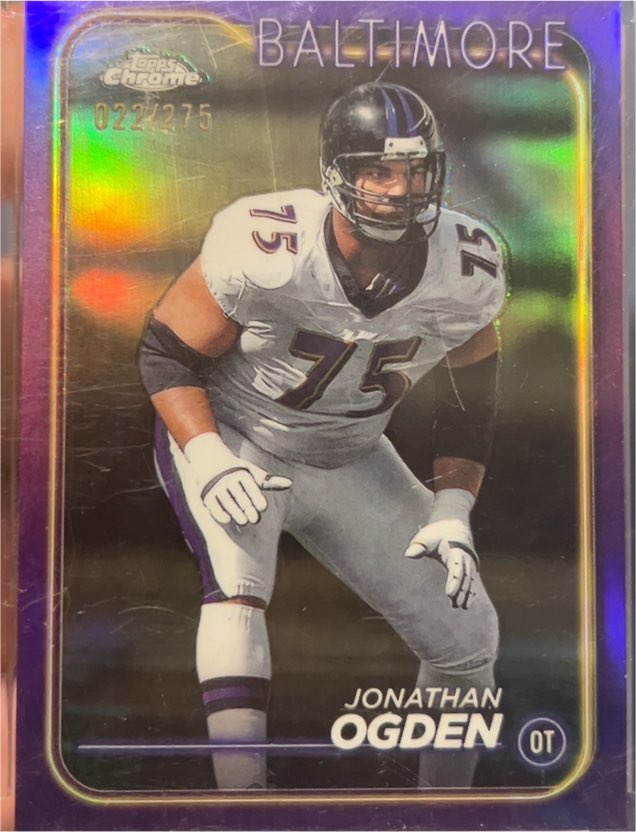 2024 Topps Chrome #5 Jonathan Ogden — front
