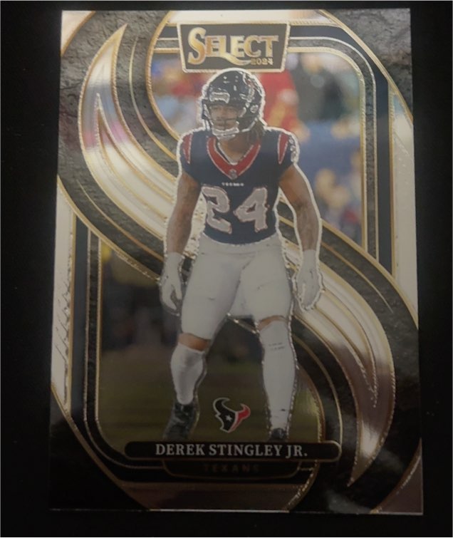 2024 Panini Select #149 Derek Stingley Jr. Premier Level Houston Texans Silver — front