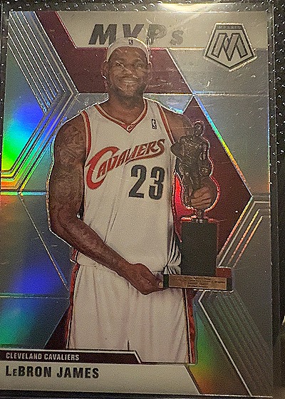 2019-20 Panini Mosaic #298 LeBron James MVP — front