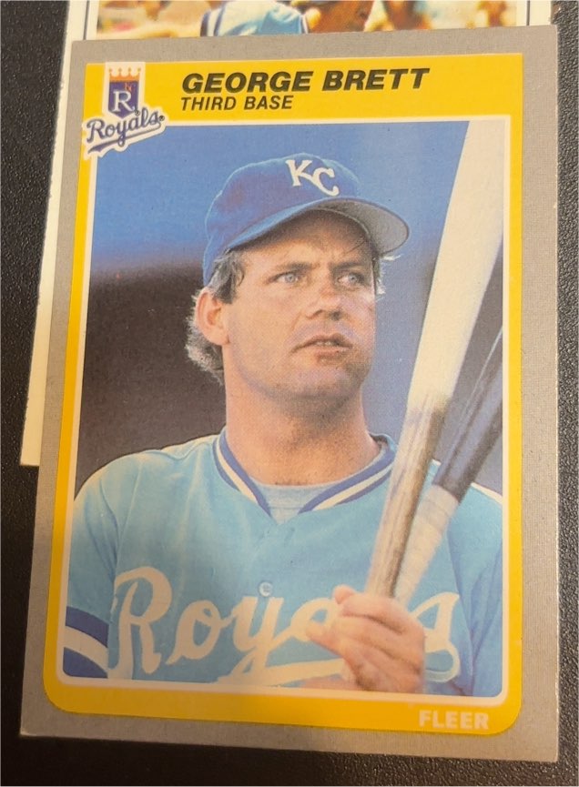 1985 Fleer #199 George Brett — front
