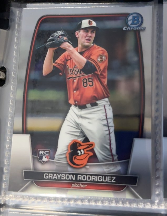 2023 Bowman Chrome #22 Grayson Rodriguez — front